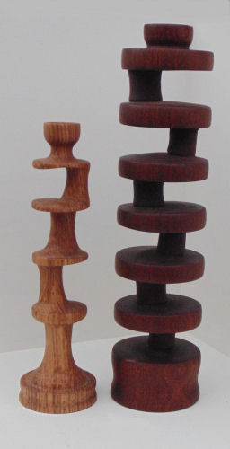 Twisted candle holders